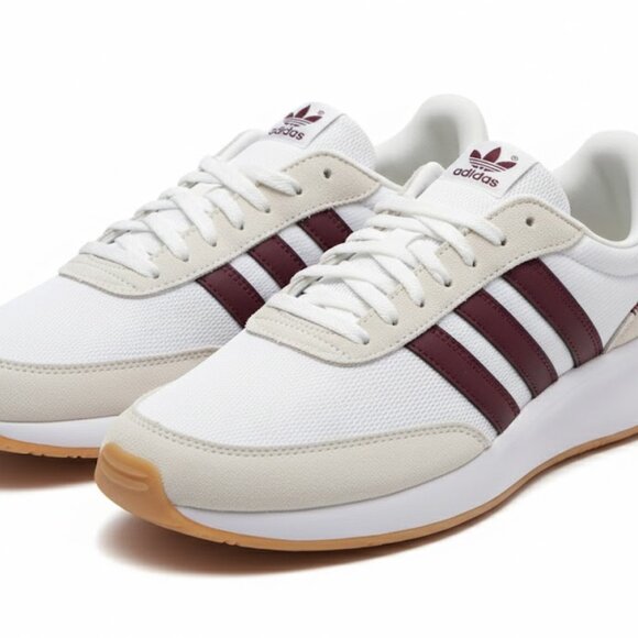 NWT Adidas Run 70s Sneakers White Maroon | Men’s US 9 - Picture 10 of 10